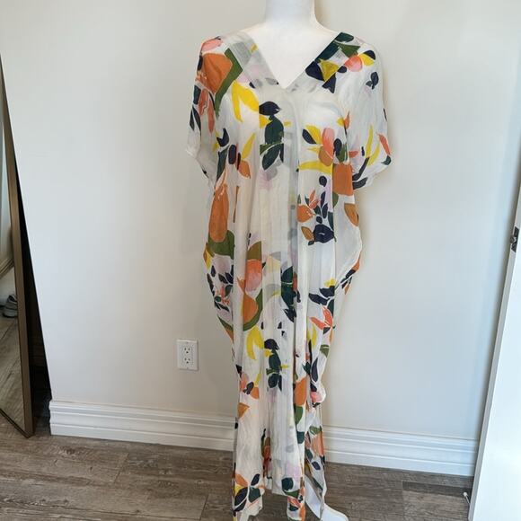 Roller Rabbit Women’s Multi Fruit Tamou Midi Dress - NWT - Picture 2 of 7